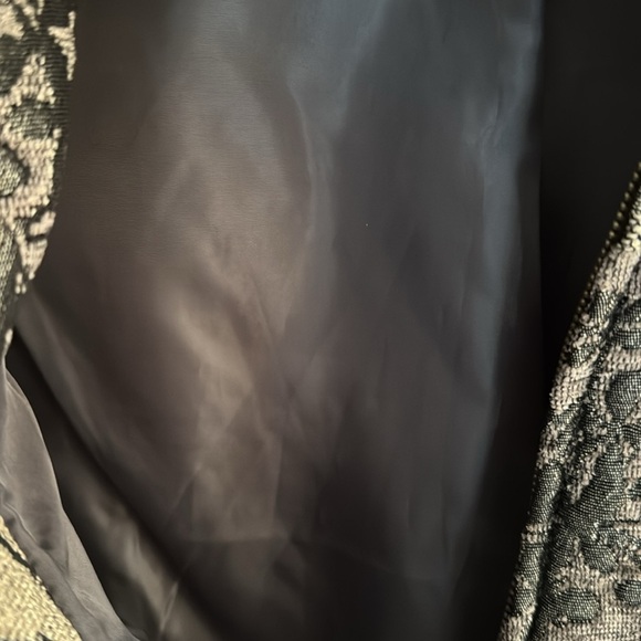 Coldwater Creek Women's Faux Fur (detachable) Collar Lined Patchwork Vest SZ M - Picture 2 of 7